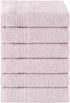 Ozdilek 6-Piece Washcloth Set 13x13 Towels 100% Turkish Cotton, Soft, Absorbent, Gentle