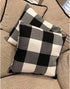VAKADO Set of 2 20x20 Black White Buffalo Plaids Decorative Throw Pillow Covers for Couch Sofa Car Outdoor Home Decor