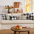 MIULEE Pack of 2 Farmhouse Buffalo Check Plaids Polyester Linen Soft Decorative Square Throw Pillow Covers - 18x18 Inch