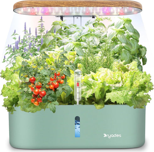 Hydroponics Growing System Indoor Garden: 12 Pods Herb Garden Kit Indoor with