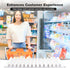 Pack of 3 Shelf Pushers Dividers - Organizer for Smoke Shop, Convenience Store - Drink, Box & Cigarette Display for