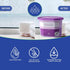 Moisture Absorber Bundle, Lavender Scent, Odor Absorber for Home, Rooms, Basement, Pack of 12