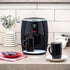 Moss & Stone Mini Drip Coffee Maker with 5 oz Mugs, Small Coffee Pot with 2 Coffee Cups