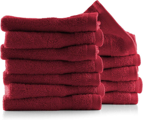 Hearth & Harbor Washcloths 12 Pack - 100% Cotton Washcloth for Body