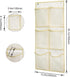 2Pack/Can 6Pairs (SM06-Beige-2) Wall Mounted Shoes Rack Store of Sneakers,with Sticky Hanging Mounts, Shoes Holder