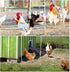Qinfly Arc-Shaped Chicken Swing Perch Enrichment Toys Handmade,Chicken Accessories for Chicken Coop