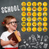 MORCART 30PCS Emoji Magnets for Fridge, Decorative School, Office, Kitchen, Funny Cute