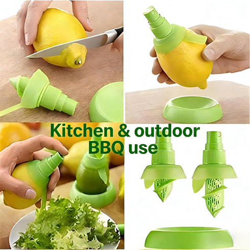 YOFAN 2-Pack Lemon Juice Sprayer, Manual Orange Juice Citrus Spray for fresh flavor, Lemon Squeezer for Salad, Kitchen