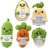 Fumonebuty 5PCS Handmade Emotional Support Crochet Gift Encouragement Support Vegetables and Fruits Knitted