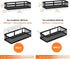 PUSDON Wall Mount Hanging Storage Baskets Organizer, Metal Wire Bin Rack for Kitchen, Bathroom, Shower, Spice Shelf,