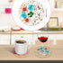 Amabro Set 2, Dried Flower Drink Coasters, Floral Resin Drink Cup Mat of Non-Slip Coasters for Tabletop Protection