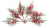 CraftMore Snowy Berry and Pine Pick, 14" Set of 6