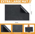 Hushee 2 Pcs Extra Large Dish Drying Mat Quick Dry 30'' x 24'' XL Dish Drying Pad Fabric Pad Waterproof Slip Resistant Dishes Drainer Mats for Countertop, Sink, Refrigerator or Dryer