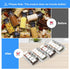 Acrylic Spice Organizer, Expandable Seasonings Spice Rack from 9" to 18", with 160 Labels for Drawer/Countertop