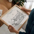 4-Piece Bulldozer 8x10 Poster Master Vintage Construction Blueprint Poster - Patent Print - Concrete Transporting Truck
