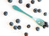 KNORK Eco 24 Piece Plant Based Cutlery Set - Bamboo Reusable Flatware Set, Fork, Knife, Spoon, Blue