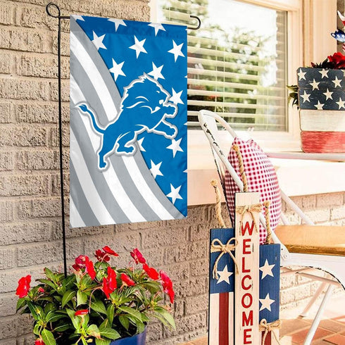 Welcome Decorations Garden Flag, 12 X 18 Inch Outdoor Football Sport Fans Double Sided House Flag