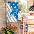 Welcome Decorations Garden Flag, 12 X 18 Inch Outdoor Football Sport Fans Double Sided House Flag
