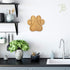 Totally Bamboo Paw Shaped Bamboo Wood Cutting Board, Great Gift for Dog and Cat Lovers