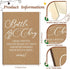 TrelaCo Sets 12 Cool Baby Shower Games Wooden Bottle Chug Sign Rustic Theme Gift and Pcs Baby Bottle Shower Favor
