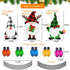 23 PCS Reflective Christmas car Magnets Christmas Car Decorations Christmas Lights for car Refrigerator Christmas Refrigerator Decorations Cute Christmas Gnome Magnets Set for Xmas Holiday Decoration by IMISHM
