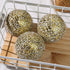 HAKACC 5PCS Decorative Glass Orbs, 3.14inch Mosaic Sphere Balls for Bowls, Vases, Dining Table Home Decor, Wedding