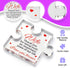 3.4 2.8 inch Gifts for Wife- Delicate Birthday Gifts from Couple - Engraved Acrylic Block Puzzle Piece x - Cute Wife