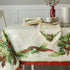 Benson Mills Christmas Ribbons Fabric Table Cloth, Winter Holiday, 60" X 84" Rectangular