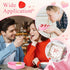 Heart Shaped Cake Pans, 3 Pcs Silicone Molds, Non-Stick Heart Baking Pans for Valentine's Day Desserts
