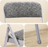 2 Pack Commercial (2, Folding Chairs with Fabric Padded Cushion and Back, Grade Metal Chairs with Comfortable Fabric