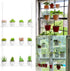 OtNiap 3-Tier Clear Hanging Window Plant Shelves 16In, Height Adjustable Acrylic , Indoor