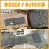 Ottomanson Solid Design Non-Slip Rubberback 2x7 Indoor/Outdoor Runner Rug for Hallway, Kitchen, Living Room, Garage, Patio, 2' x 7', Gray by Ottomanson
