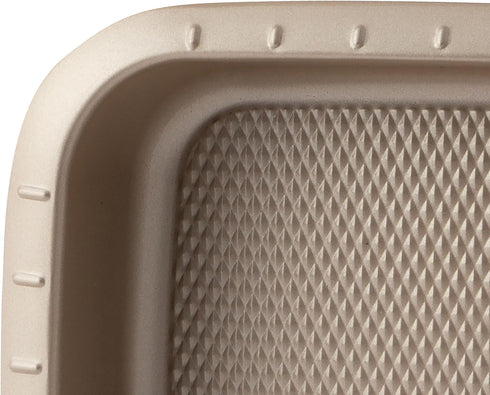 Berghoff Balance Nonstick Square Cake Pan, 8.5" x 8.5" x 2", Lightweight Carbon Steel, Ferno-Green Bakeware