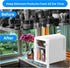 Simple Deluxe 6L Portable Mini Fridge with Observation Window, Warmer and Cooler, 9 Can Capacity, White
