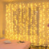 195 6.5 5 8 1 Pack Tuanse LED Curtain Tapestry Lights Backdrop String Lights, x Feet Hanging Fairy Curtain Light
