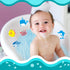 Hebayy 30 Non-Slip Sea Animal Bathtub Shower Deco Stickers, Water-Resistance in 30 Designs