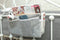 Home Dormitory Bed Hanging Storage Bag, Dark Gray, 31 cm Length, 11 cm Width, 16 cm Height