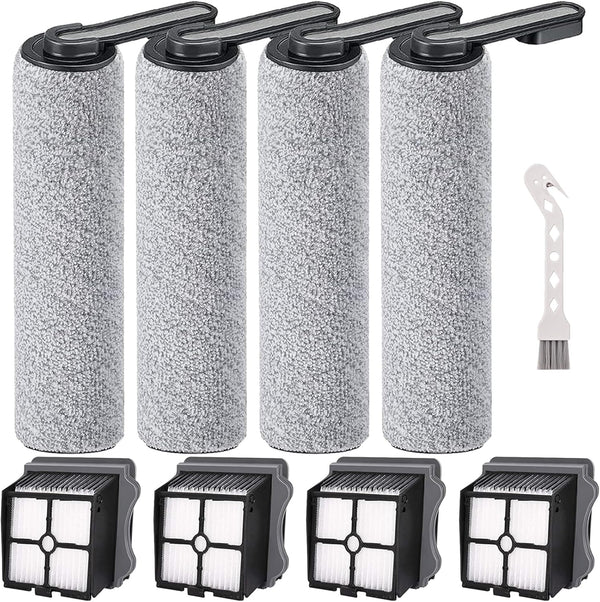 Bvhonwe Brush and Filters Replacement Parts Accessories Compatible for Tineco Floor ONE S5/Floor