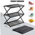 3 Closet, Small Shoe Rack for Entryway - Tier Shoe Organizer Metal Foldable Shoes Storage Rack, Zero Tool Install