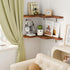 Cute Cloud Shelves, Wavy Floating Corner Shelf, Cloud Corner Wall Shelves with Brackets, Cute Wall Shelves for Nursery