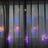 222LED 9FT 8 Dazzle Bright Easter Lights, Pastel Rabbit and Eggs Curtain String Lights with Modes, Plug in Easter