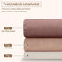 W52 L90, 2 StangH Mauve Rose Velvet Curtains for Bedroom, Nursery Girls Home Decor Room Darkening Thermal Insulated