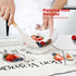 NCUE Large Non-stick Silicone Kitchen Utensils Set, 6 Pcs with Wooden Handle, BPA Free