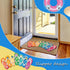 Summer Flip Flop Door Mat, Non-Slip Rubber Welcome Doormat for Indoor Outdoor Floor, 27.5 x 16.5 Inch