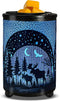 Leyoue Electric Wax Warmer with PTC Heating - Enchanting Deer in Forest Iron Design, Melts Wax Blocks, Home Decor