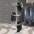 3-Tier 18 Lavish Home Rotating Shoe Rack Organizer - Shoe Storage Organizer Holds Pairs - Freestanding Vertical