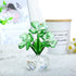 Crystal Flower Dreams Four-Leaf Clover Figurine - Collectibles Crystal Ornament Gift for St. Patrick's Day