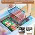 6 Pack 7 Enhanced Leak-Proof Bottom - Freezer Organizer Bins Stackable Deep Freezer Organizer Bins for Cu.FT Small