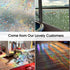 Windimiley Rainbow Window Film Privacy, 3D Stained Glass Clings, Decorative Prism Holographic Static Decals, 17.5x78.7In