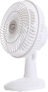 Genesis 6-Inch Clip Convertible Table-Top & Clip Fan Two Quiet Speeds - Ideal For The Home, Office, Dorm, More White by Genesis
